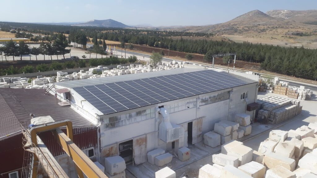 KÖYLÜ MERMER ÇATI ÜSTÜ GES